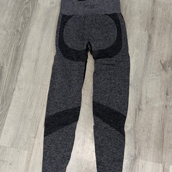 PINK Grey Patterned Leggings - Picture 3 of 4